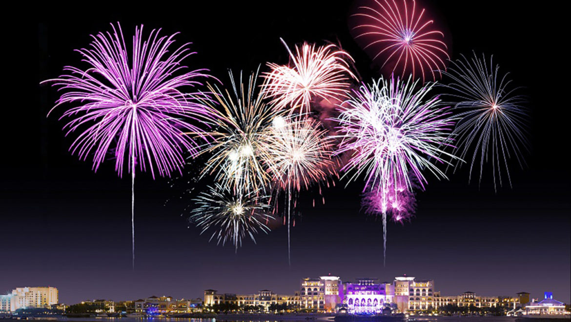 chinese new year 2025 fireworks in abu dhabi